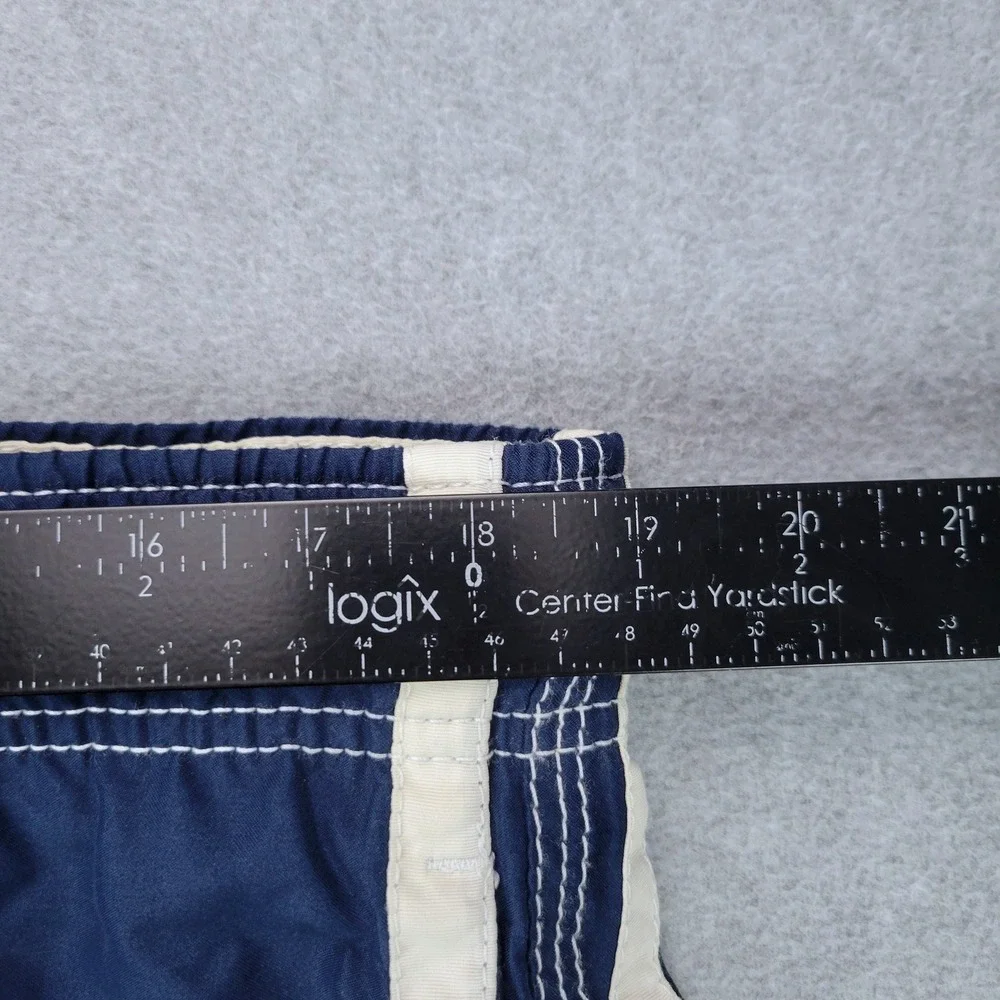 Abercrombie Tugger Board Shorts Mens Medium Navy Blue Y2K Cargo Swim Trunks